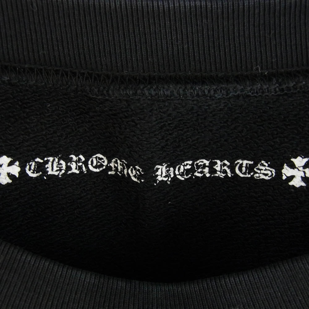 CHROME HEARTS クロムハーツ（原本無） × MATTY BOY マッティーボーイ PPO PRETENSE SWEAT プリテンス バックプリント スウェット ブラック系 M【中古】