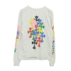 CHROME HEARTS クロムハーツ（原本無） MLTCOL CEM CRS LS マルチカラー セメタリークロス プリント 長袖カットソー ホワイト系 M【中古】