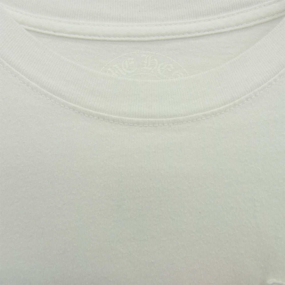 CHROME HEARTS クロムハーツ（原本無） MLTCOL CEM CRS LS マルチカラー セメタリークロス プリント 長袖カットソー ホワイト系 M【中古】