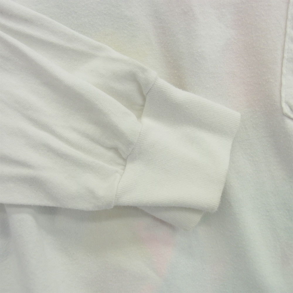 CHROME HEARTS クロムハーツ（原本無） MLTCOL CEM CRS LS マルチカラー セメタリークロス プリント 長袖カットソー ホワイト系 M【中古】