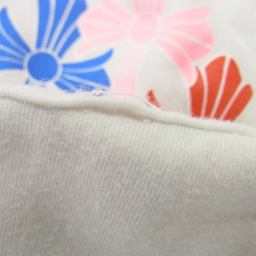 CHROME HEARTS クロムハーツ（原本無） MLTCOL CEM CRS LS マルチカラー セメタリークロス プリント 長袖カットソー ホワイト系 M【中古】