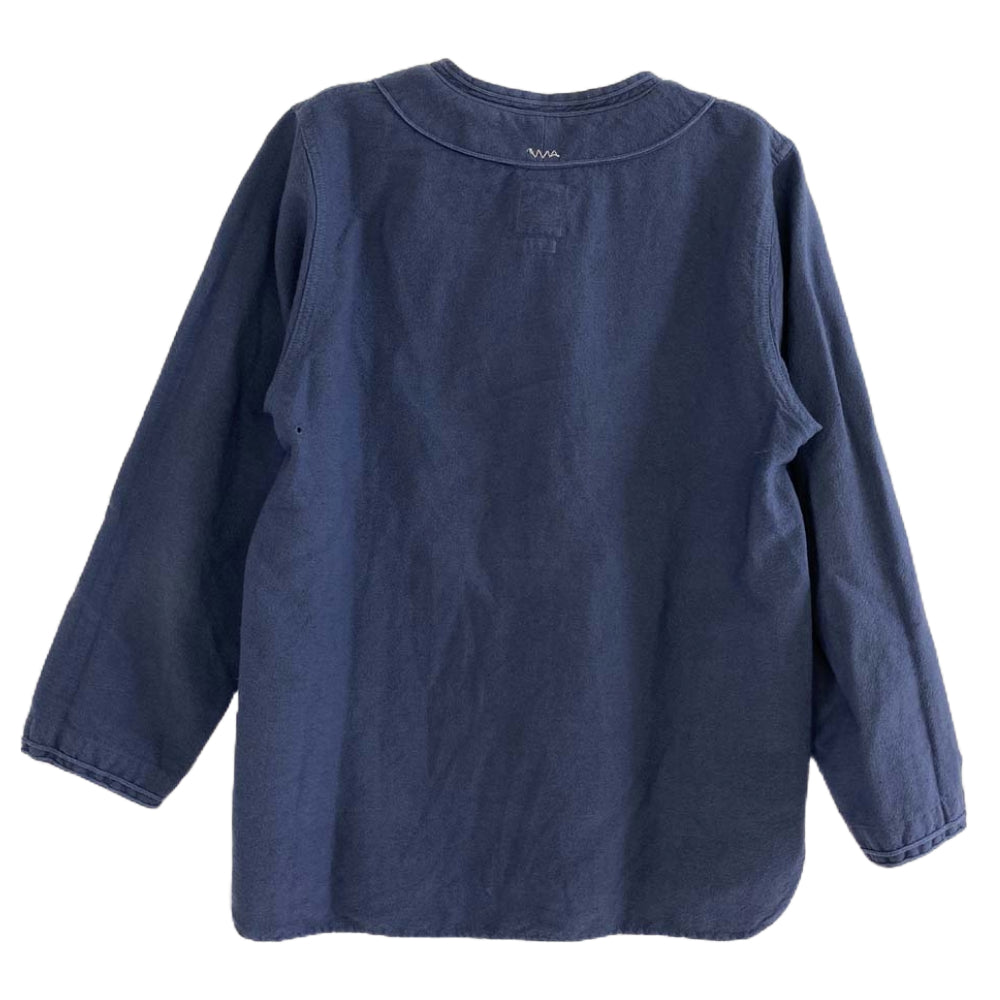 VISVIM ビズビム 18SS 0118105011018 DUGOUT SHIRT L/S ドッグアウト ベースボール 長袖シャツ ブルー系 1【中古】
