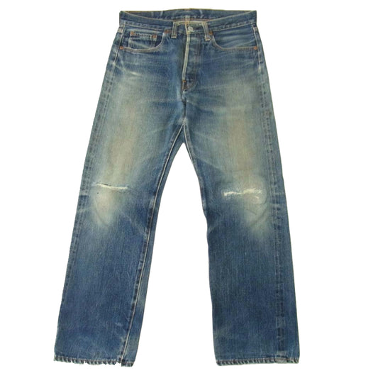 Denime ドゥニーム ボタンフライ セルビッチ デニムパンツ インディゴブルー系 サイズ不明【中古】