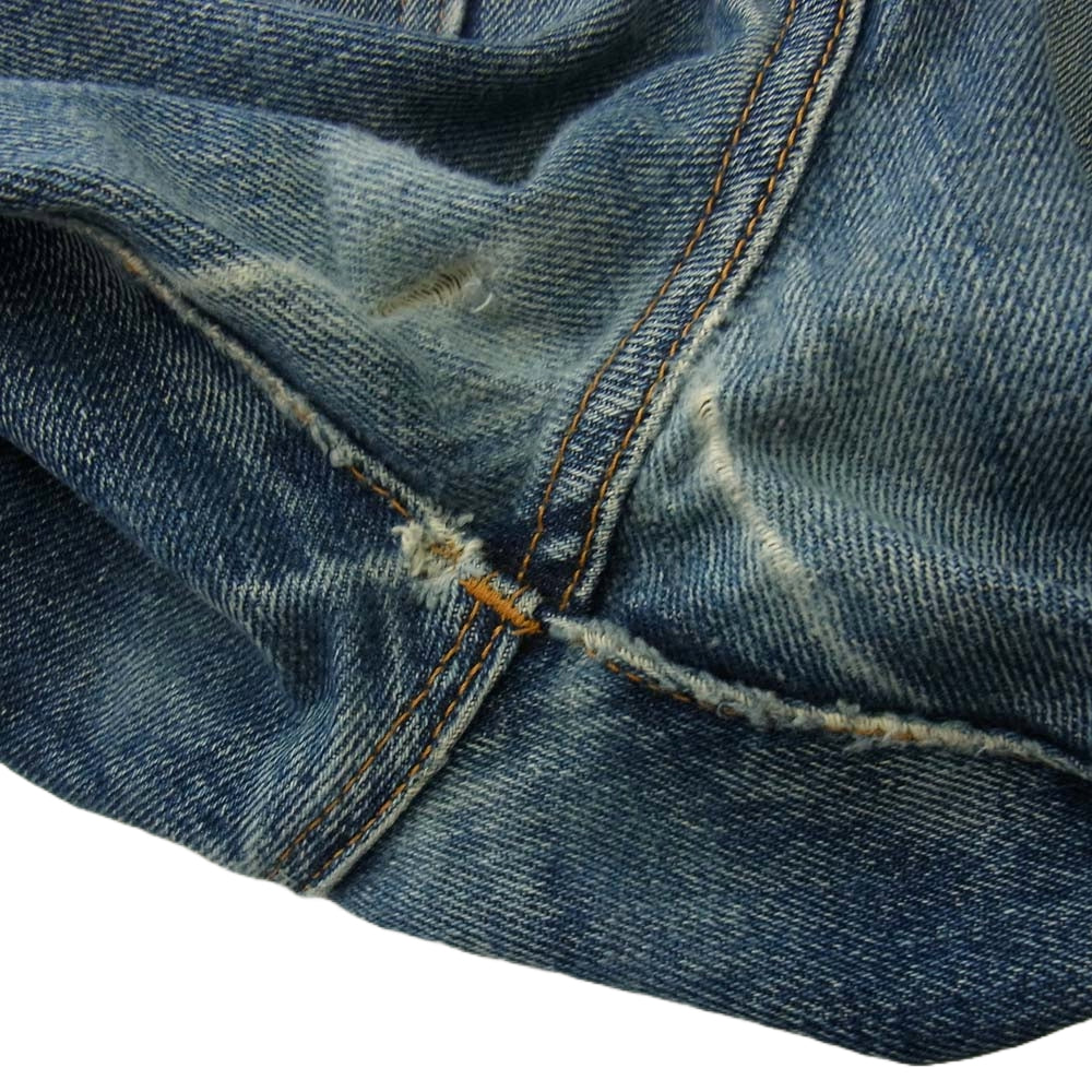Denime ドゥニーム ボタンフライ セルビッチ デニムパンツ インディゴブルー系 サイズ不明【中古】