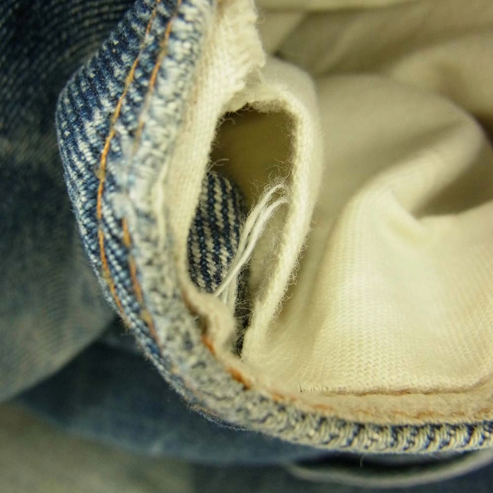 Denime ドゥニーム ボタンフライ セルビッチ デニムパンツ インディゴブルー系 サイズ不明【中古】