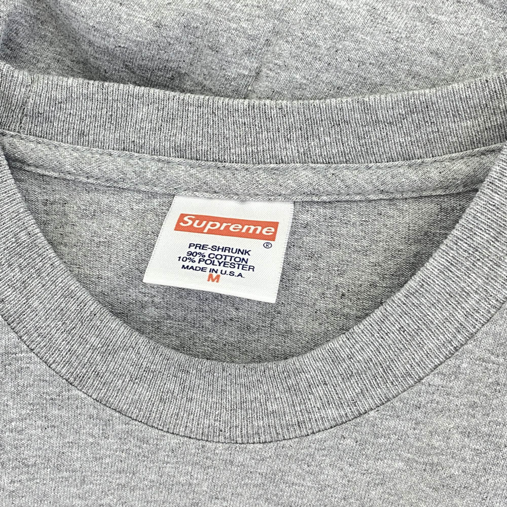 Supreme シュプリーム 16SS Beach Tee ビーチプリント Tシャツ 半袖カットソー グレー系 M【中古】