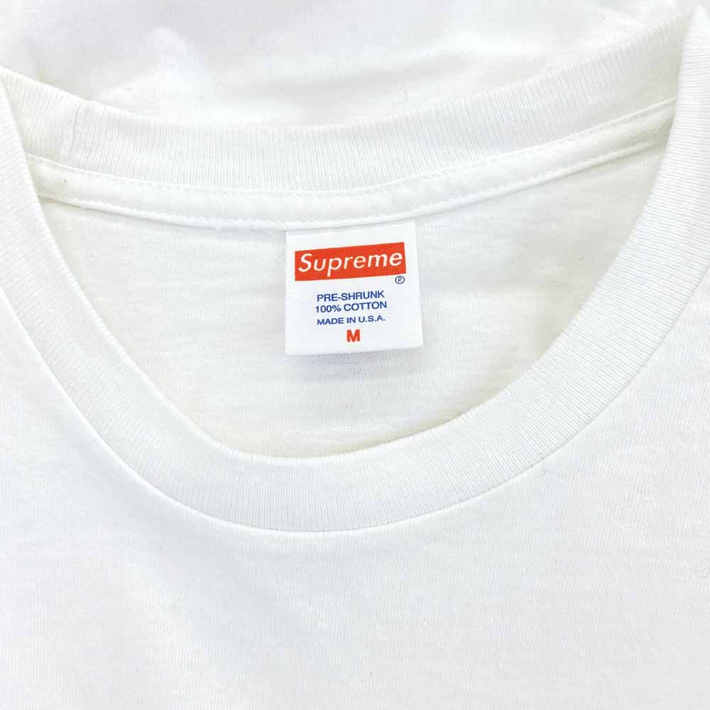 Supreme シュプリーム 14AW Circuit Tee サーキットロゴプリント Tシャツ 半袖カットソー ホワイト系 M【中古】