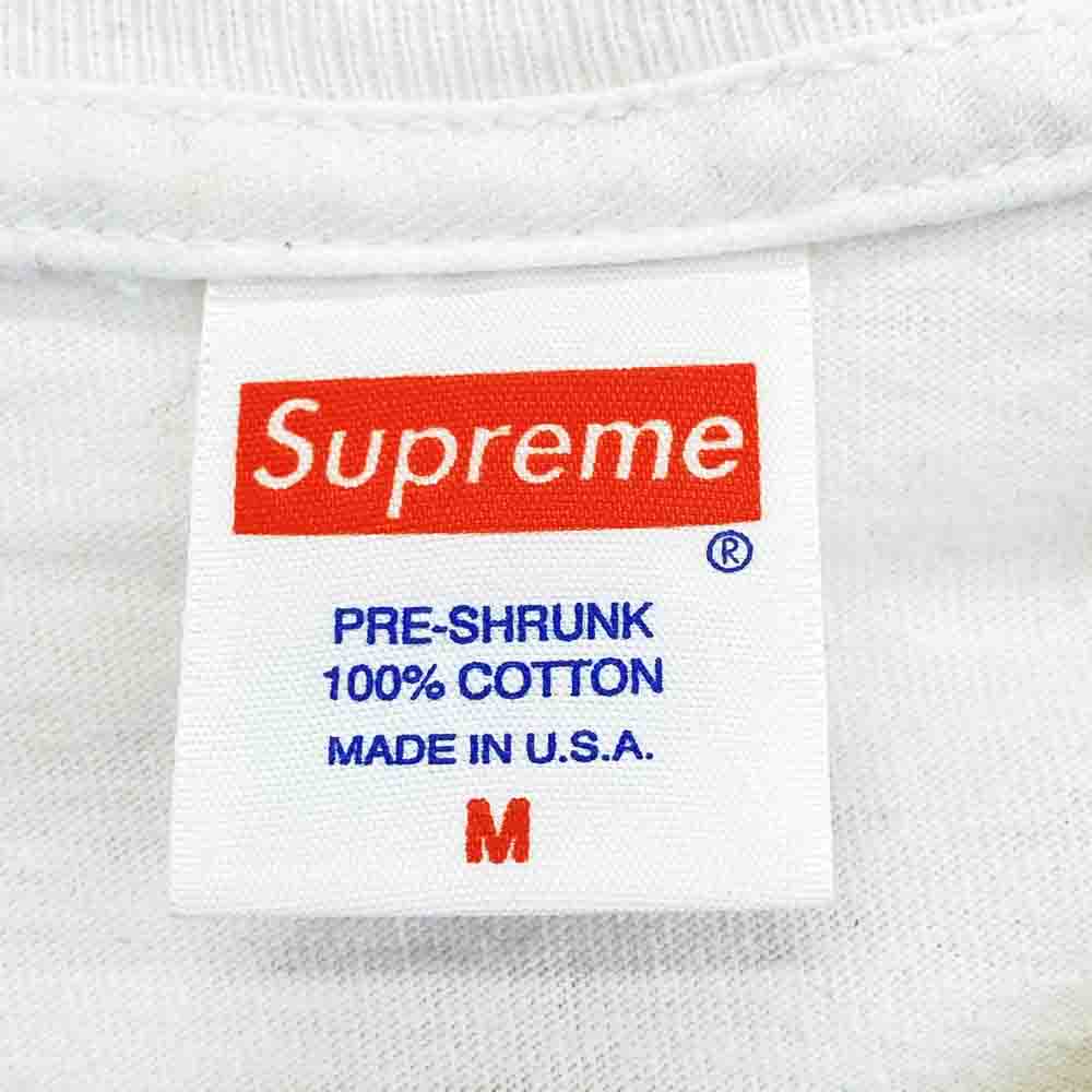 Supreme シュプリーム 14AW Circuit Tee サーキットロゴプリント Tシャツ 半袖カットソー ホワイト系 M【中古】