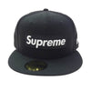 Supreme シュプリーム × NEW ERA ニューエラ Box Logo Cap ボックス ロゴ ベースボール キャップ ブラック系 58.7cm【中古】