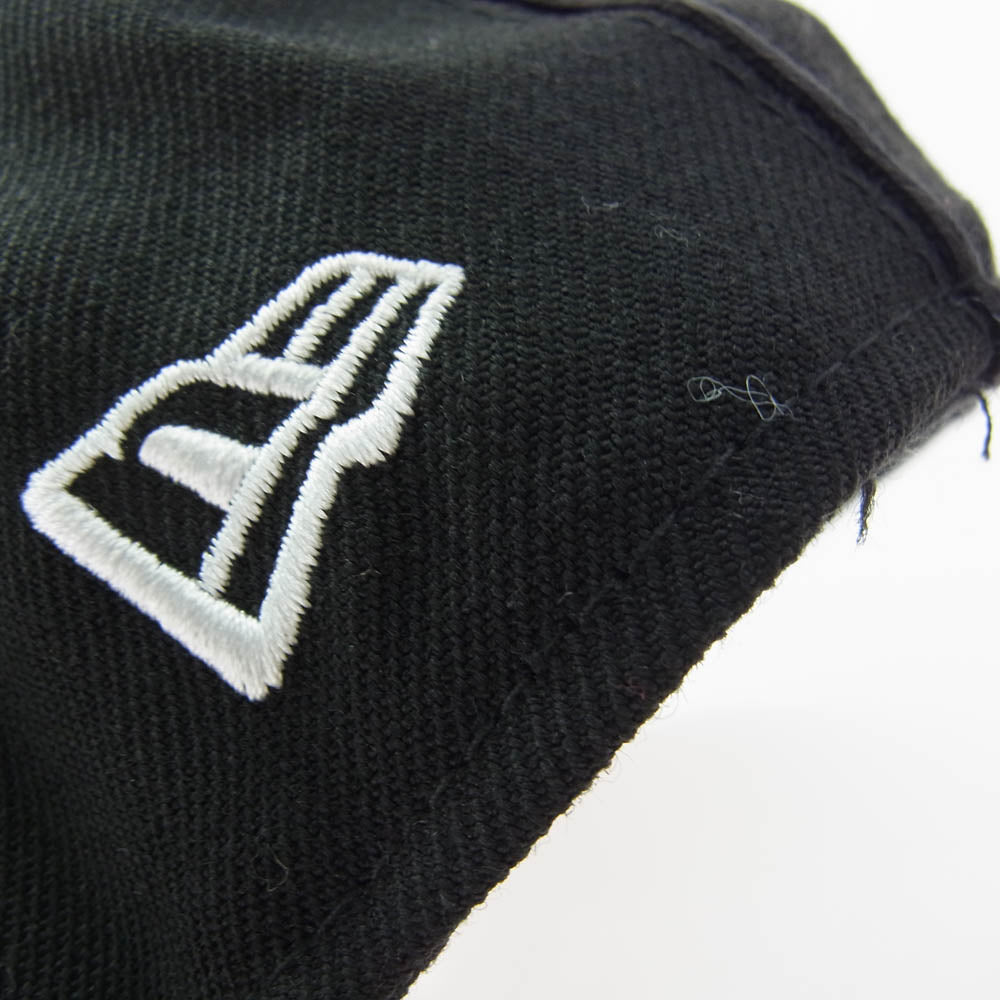 Supreme シュプリーム × NEW ERA ニューエラ Box Logo Cap ボックス ロゴ ベースボール キャップ ブラック系 58.7cm【中古】