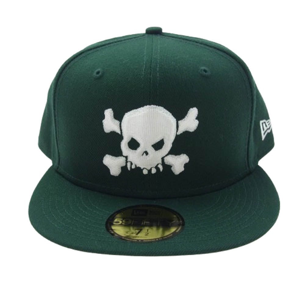 Supreme シュプリーム 21SS Skull Cap スカル刺繍 ベースボール キャップ グリーン系 59.6cm【中古】