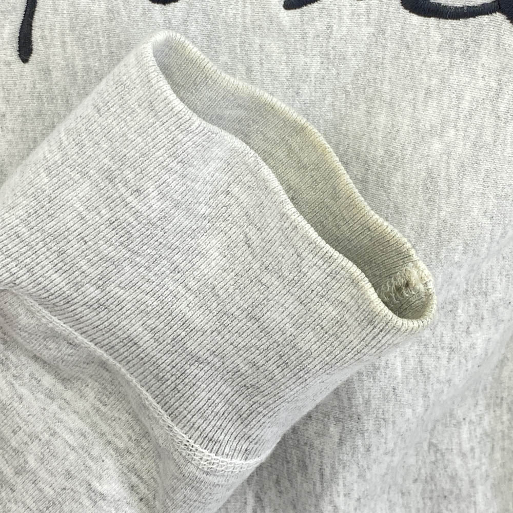 Supreme シュプリーム 18AW Classic Script Hooded Sweatshirt クラシック スプリクトロゴ刺繍 プルオーバースウェットパーカー フーディー グレー系 M【中古】
