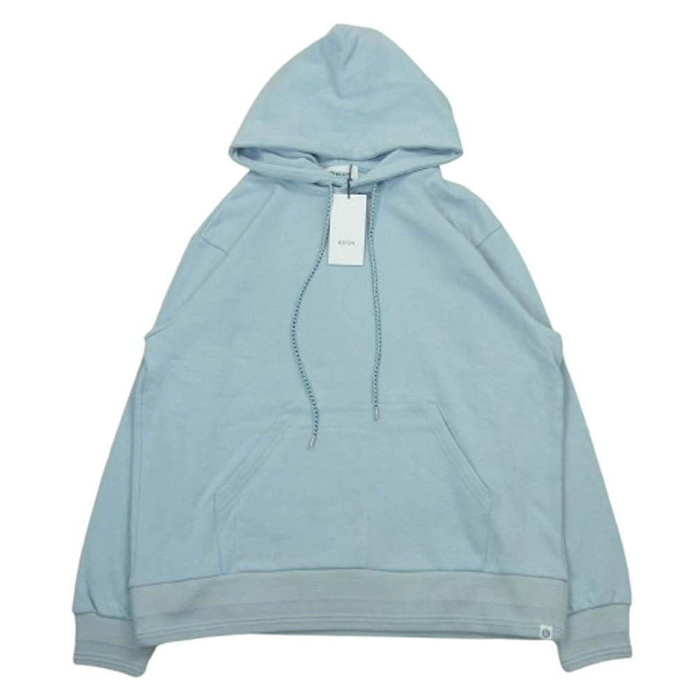 KUON クオン 114CS022000 Kumihimo Hoodie 組み紐 フーディ プルオーバー パーカー ライトブルー系 Sax L【極上美品】【中古】