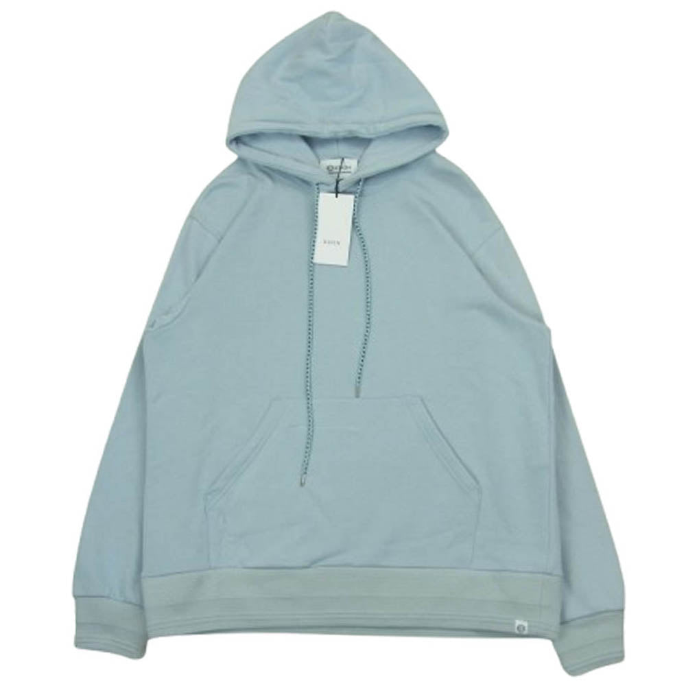 KUON クオン 114CS022000 Kumihimo Hoodie 組み紐 フーディ プルオーバー パーカー ライトブルー系 Sax M【極上美品】【中古】