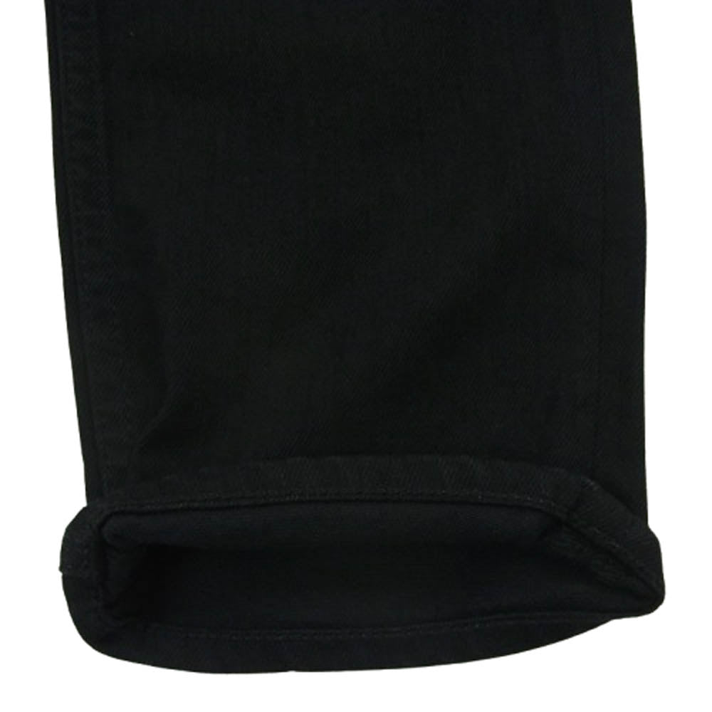 MINEDENIM マインデニム 2011-1001 Slim STR 5pocket OWS リペア クラッシュ 加工 ブラック デニム パンツ ブラック系 9【極上美品】【中古】