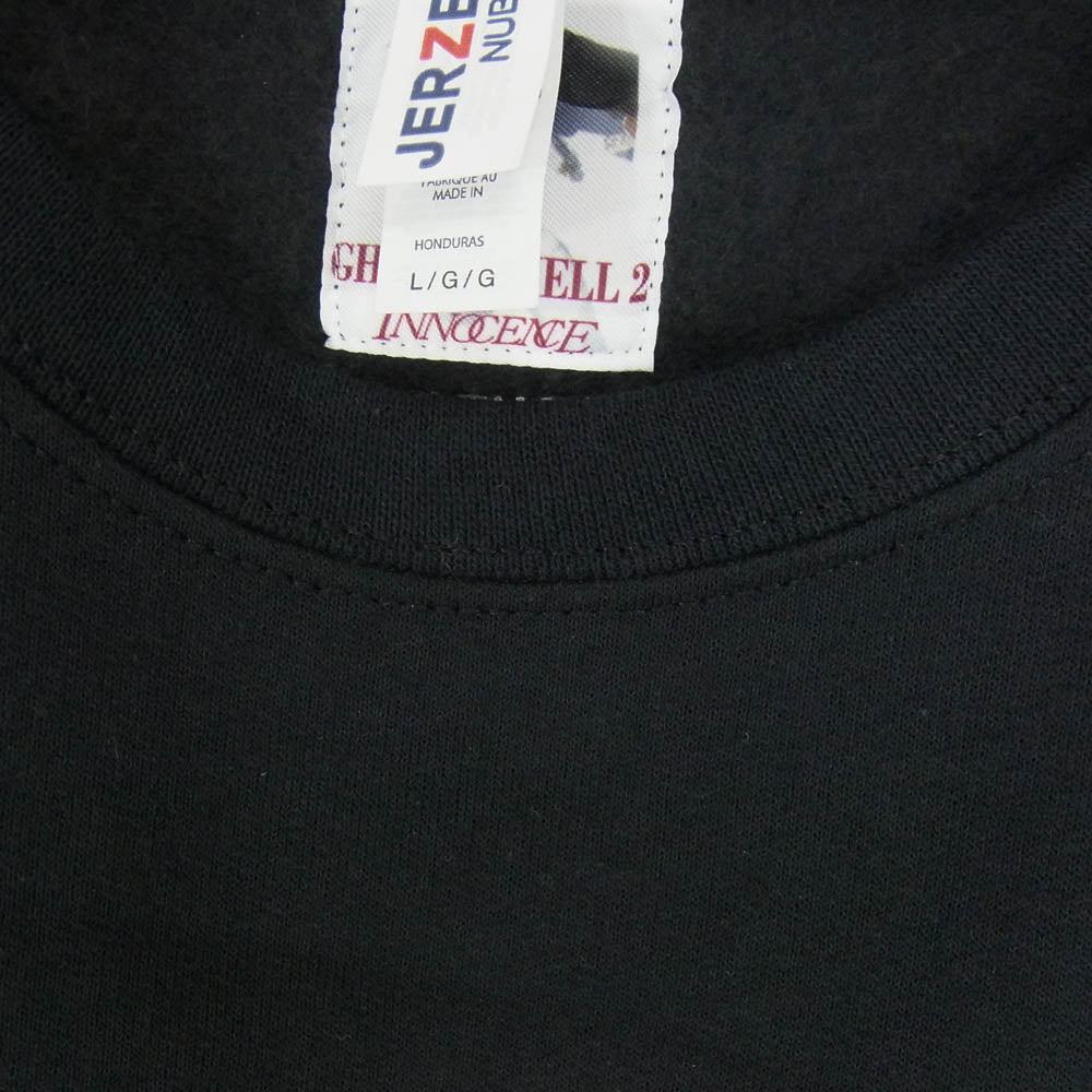 WACKO MARIA ワコマリア 24SS INNOCENCE-WM-SS01 GHOST IN THE SHELL 攻殻機動隊 INNOCENCE イノセンス CREW NECK SWEAT SHIRT クルーネック スウェット シャツ ブラック系 L【美品】【中古】
