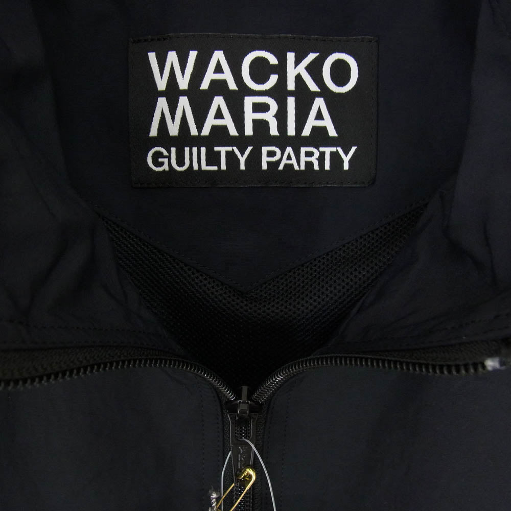 WACKO MARIA ワコマリア 24AW 24FW-WMO-TJ01 NYLON TRACK JACKET ナイロン トラック ジャケット ブラック系 M【極上美品】【中古】