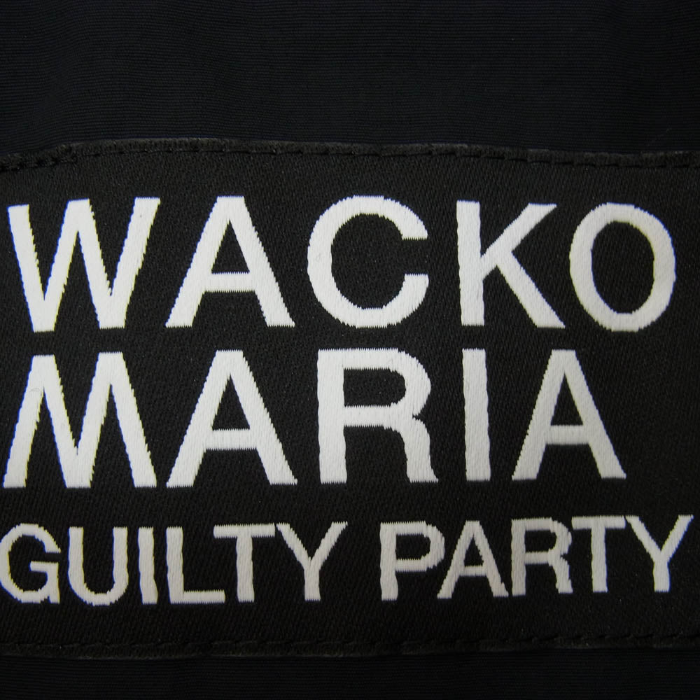 WACKO MARIA ワコマリア 24AW 24FW-WMO-TJ01 NYLON TRACK JACKET ナイロン トラック ジャケット ブラック系 M【極上美品】【中古】