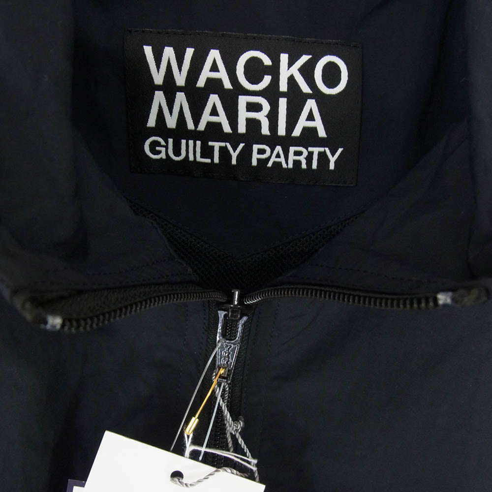 WACKO MARIA ワコマリア 24AW 24FW-WMO-TJ01 NYLON TRACK JACKET ナイロン トラック ジャケット ブラック系 L【極上美品】【中古】