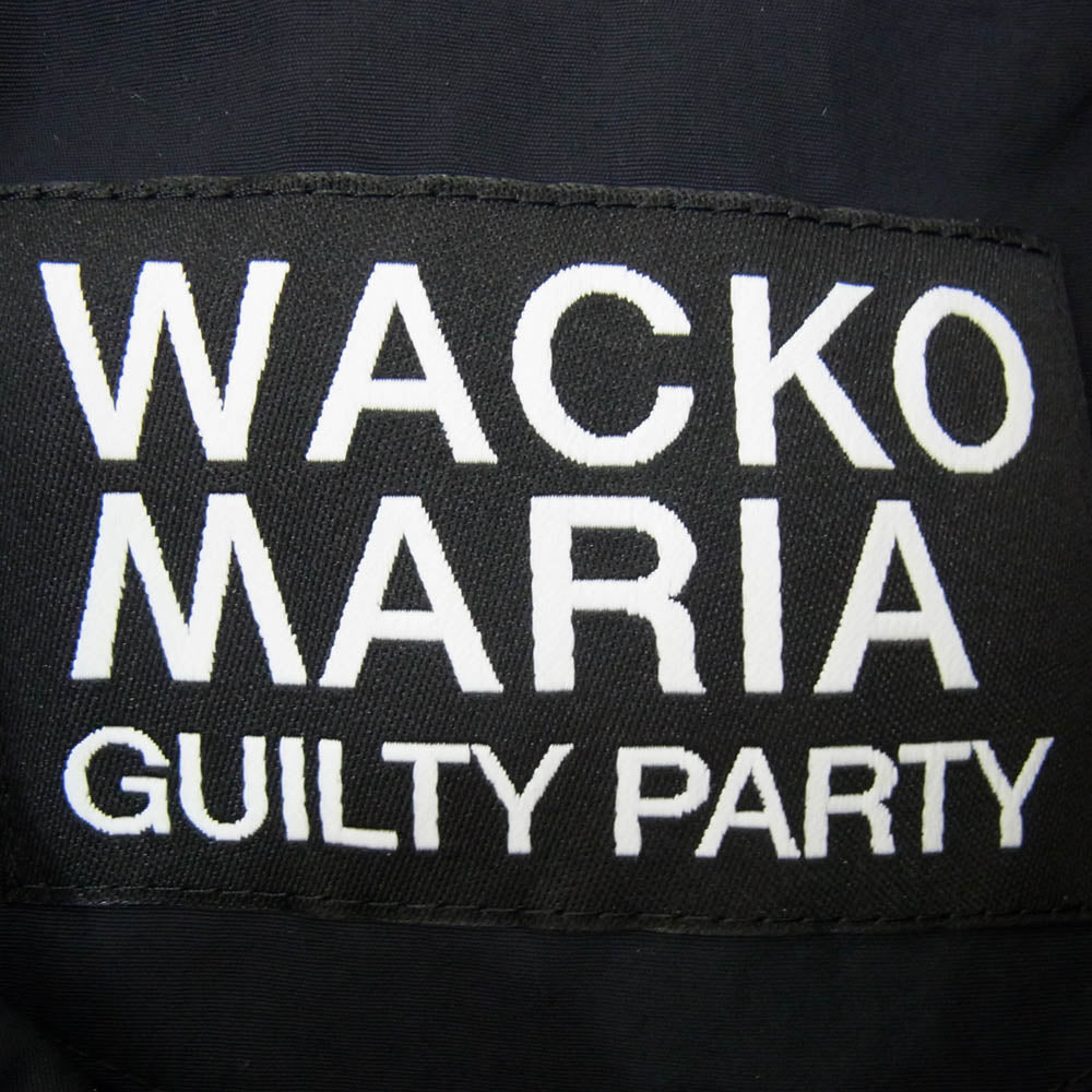 WACKO MARIA ワコマリア 24AW 24FW-WMO-TJ01 NYLON TRACK JACKET ナイロン トラック ジャケット ブラック系 L【極上美品】【中古】