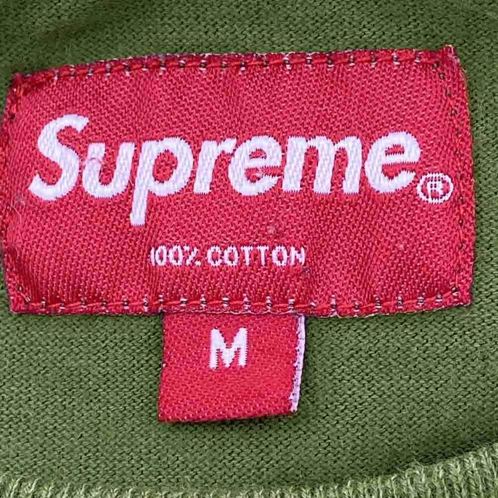 Supreme シュプリーム Small Box Tee スモール ボックスロゴ 半袖 Tシャツ カーキ系 M【中古】