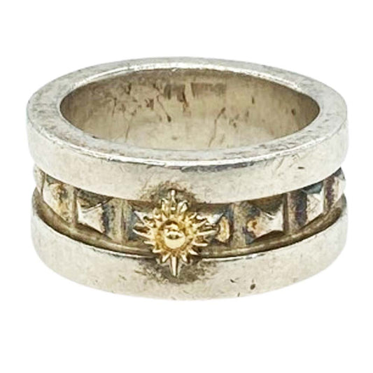 ARIZONA FREEDOM アリゾナフリーダム 08クリスマス限定 K18 太陽神付き シルバー リング シルバー系 14号【中古】