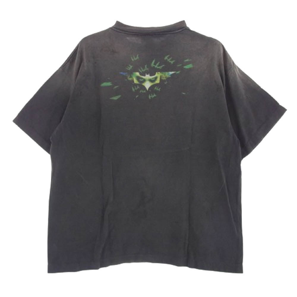 SAINT MICHAEL セントマイケル SM-HR8-0000-C53 The Dark Knight JOKER BTM_SS TEE ダークナイト ジョーカー 半袖 Tシャツ Lサイズ ブラウン系 L【新古品】【未使用】【中古】