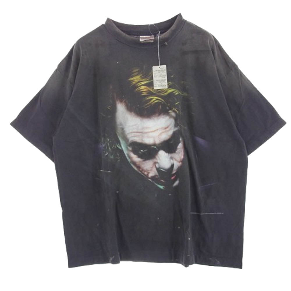 SAINT MICHAEL セントマイケル SM-HR8-0000-C53 The Dark Knight JOKER BTM_SS TEE ダークナイト ジョーカー 半袖 Tシャツ XLサイズ ブラウン系 XL【新古品】【未使用】【中古】