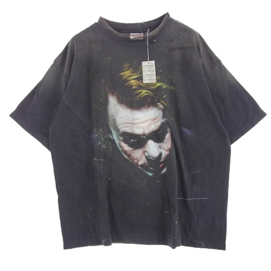 SAINT MICHAEL セントマイケル SM-HR8-0000-C53 The Dark Knight JOKER BTM_SS TEE ダークナイト ジョーカー 半袖 Tシャツ XLサイズ ブラウン系 XL【新古品】【未使用】【中古】