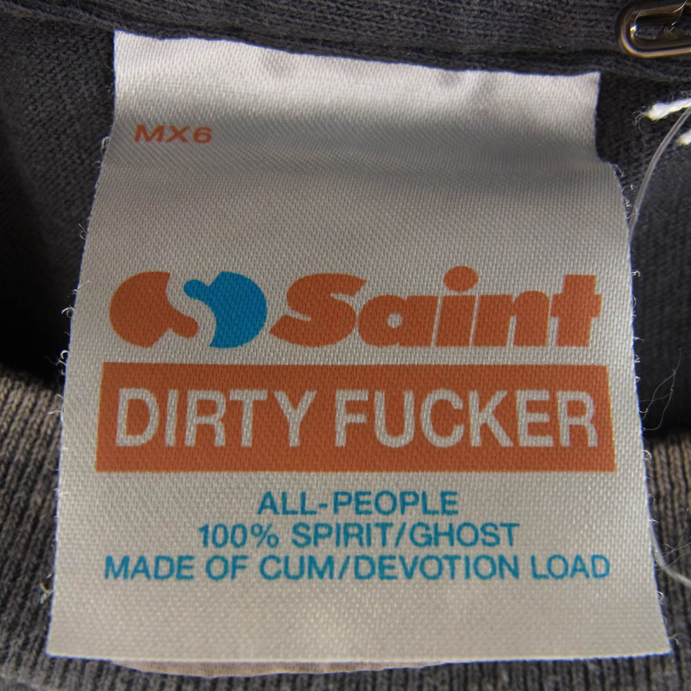 SAINT MICHAEL セントマイケル SM-HR8-0000-C53 The Dark Knight JOKER BTM_SS TEE ダークナイト ジョーカー 半袖 Tシャツ XLサイズ ブラウン系 XL【新古品】【未使用】【中古】