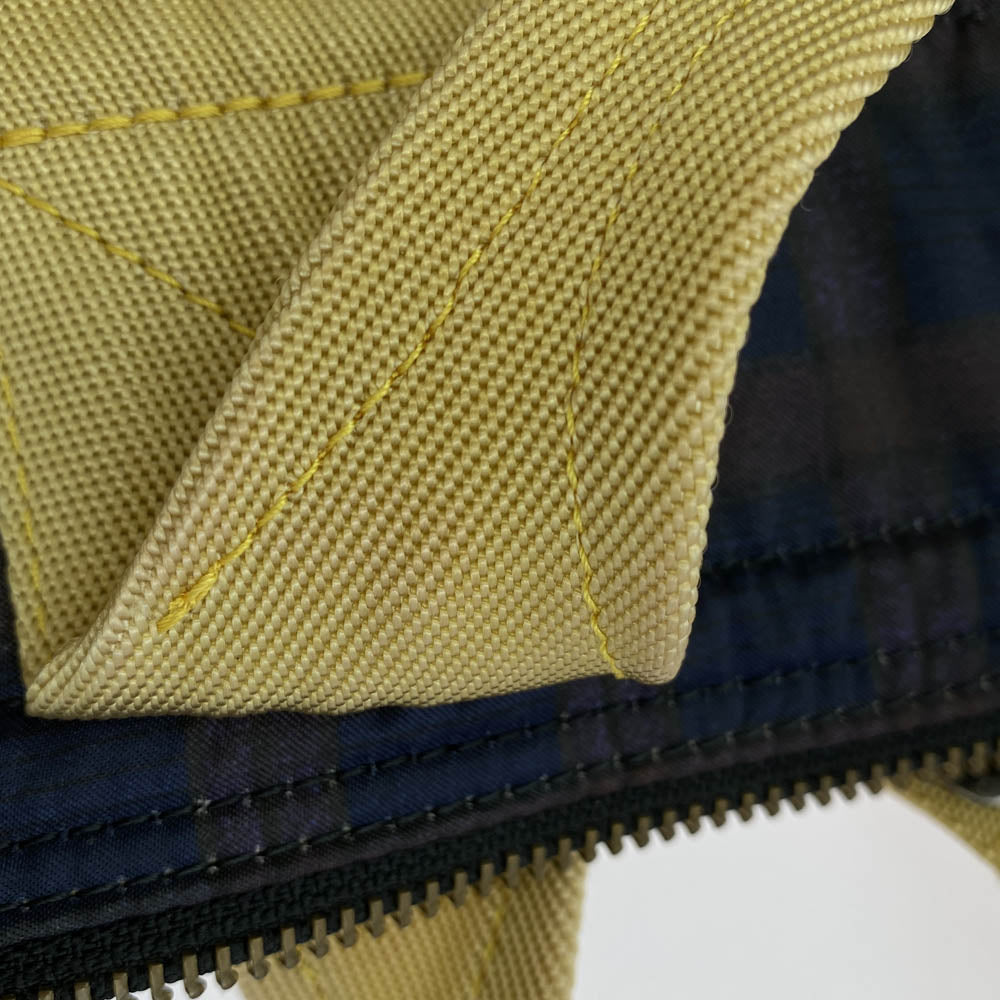 PORTER ポーター 13CB × MARNI マルニ 2WAY TOTE BAG オンブレチェック リュック トート バッグ ネイビー系 ライトブラウン系【美品】【中古】