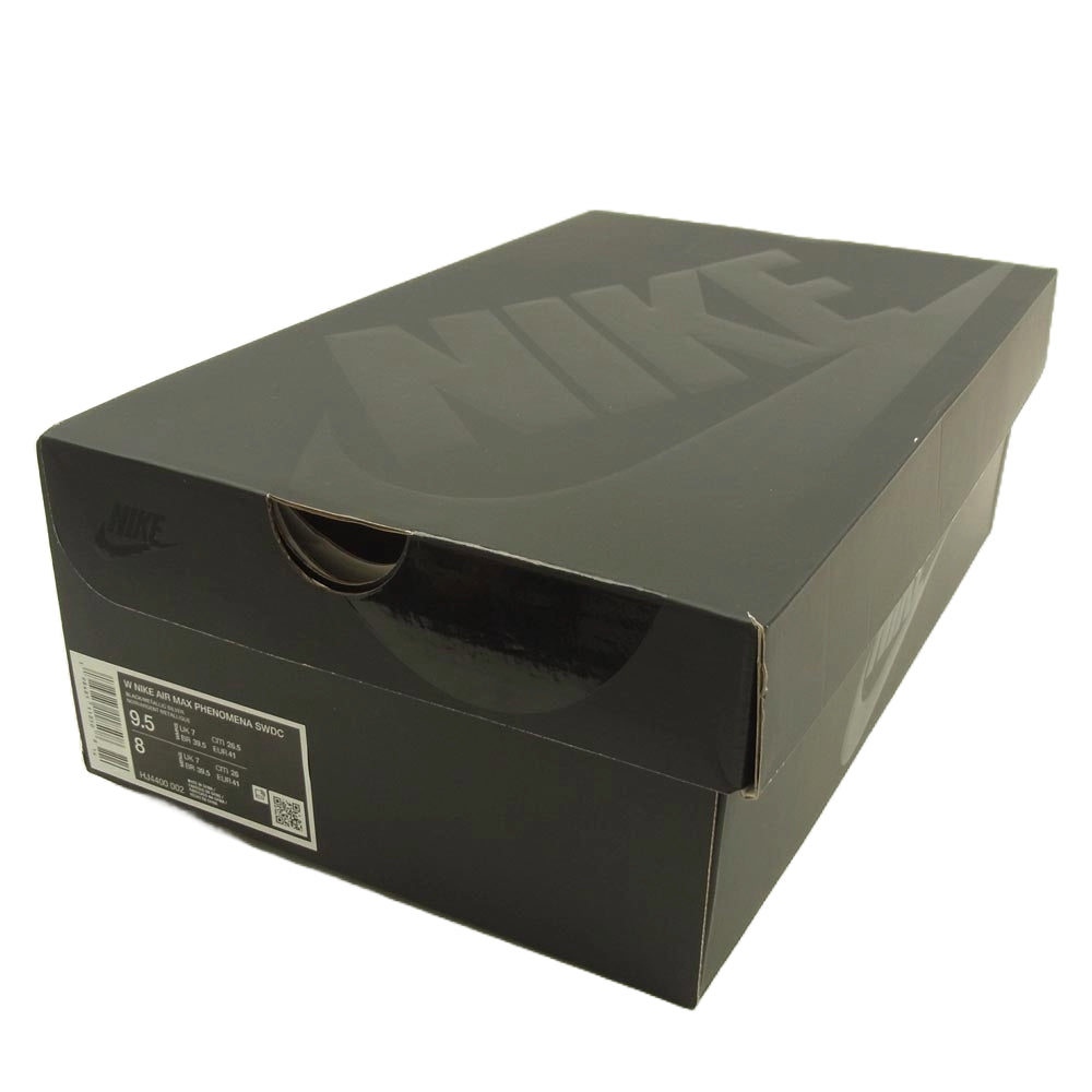 NIKE ナイキ HJ4400-002 × SWDC Women's Air Max Phenomena Black Metallic Silver セリーナ ウィリアムズ デザインクルー  ウィメンズ エアマックス フェノメナ  ブラック メタリックシルバー スニーカー ブラック系 26.5cm【新古品】【未使用】【中古】