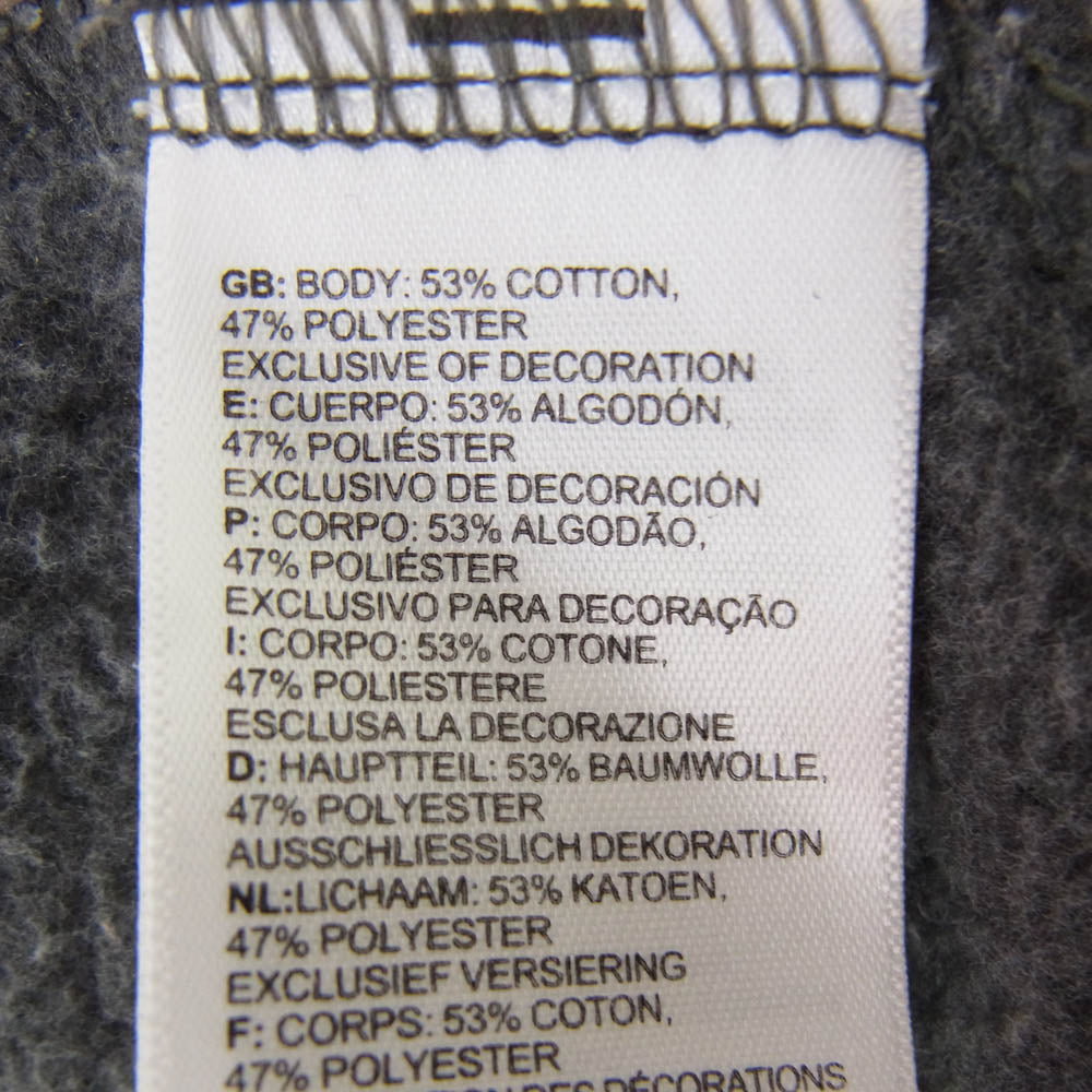 THE NORTH FACE ノースフェイス 721435 ロゴプリント プルオーバーパーカー グレー系 M【中古】