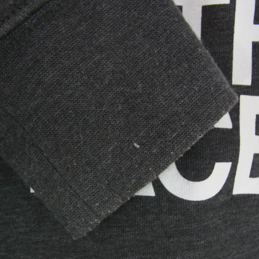 THE NORTH FACE ノースフェイス 721435 ロゴプリント プルオーバーパーカー グレー系 M【中古】