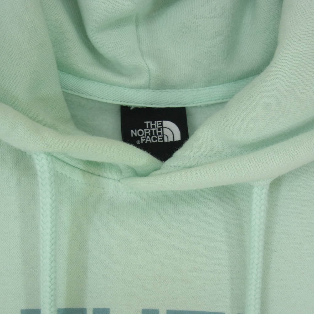 THE NORTH FACE ノースフェイス 721435 ロゴプリント プルオーバーパーカー ライトグリーン系 XL【中古】