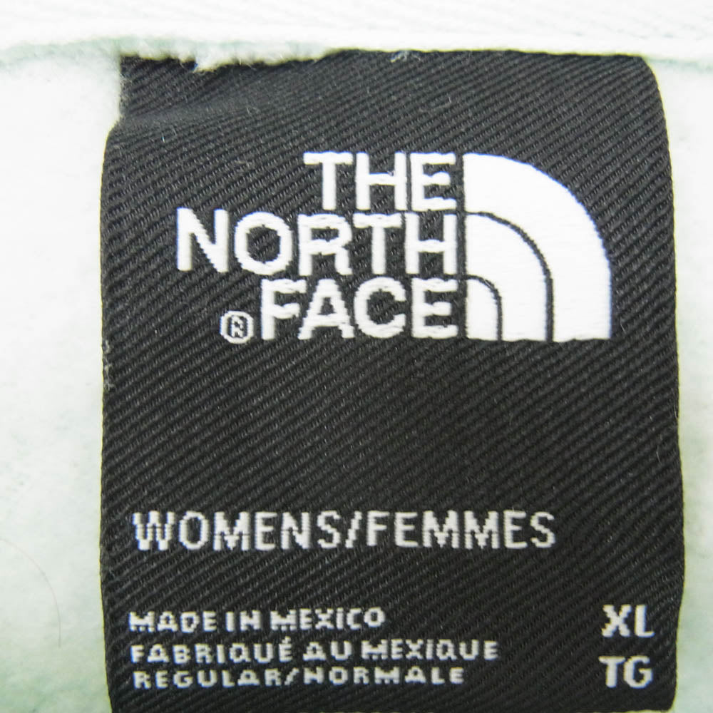 THE NORTH FACE ノースフェイス 721435 ロゴプリント プルオーバーパーカー ライトグリーン系 XL【中古】