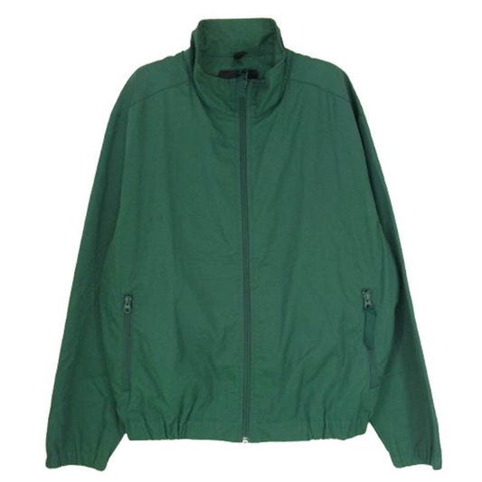 THE NORTH FACE ノースフェイス NP-2226 バックロゴプリント ナイロン ジップアップ ジャケット グリーン系 M【中古】