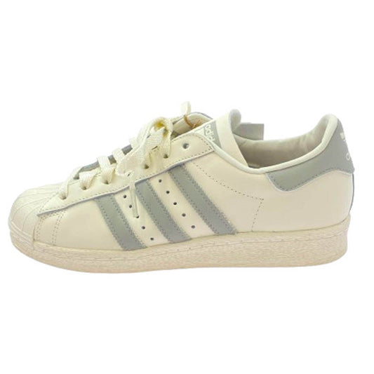 adidas アディダス GZ4837 Superstar 82 Cloud White METAL Grey スーパースター 82 スニーカー ホワイト系 グレー系 26.5cm【新古品】【未使用】【中古】