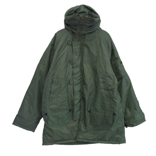 ロスコ N-3B TYPE ミリタリージャケット 中綿コート モスグリーン系 M【中古】