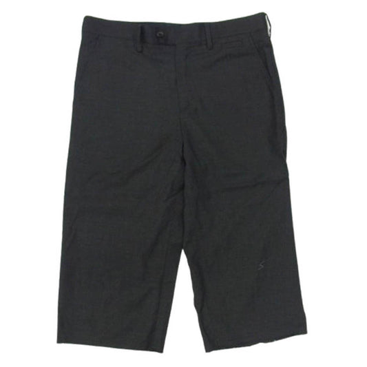 UNDERCOVER アンダーカバー C4533 ウールトロ カットオフ クロップドパンツ ダークグレー系 2【中古】