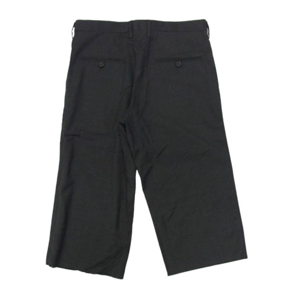 UNDERCOVER アンダーカバー C4533 ウールトロ カットオフ クロップドパンツ ダークグレー系 2【中古】