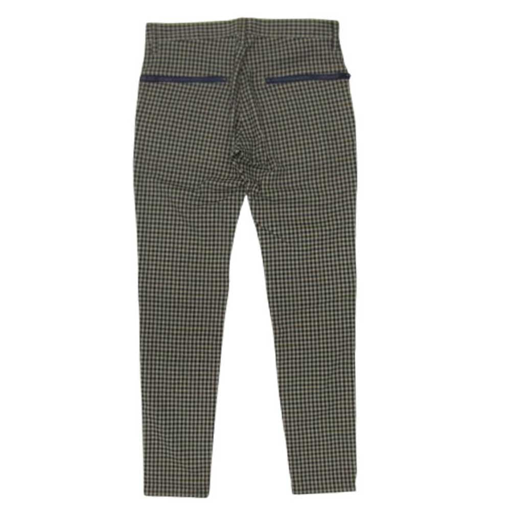 UNDERCOVER アンダーカバー UCU8592-1 膝ジップ ストレッチ チェック パンツ ベージュ系 2【中古】