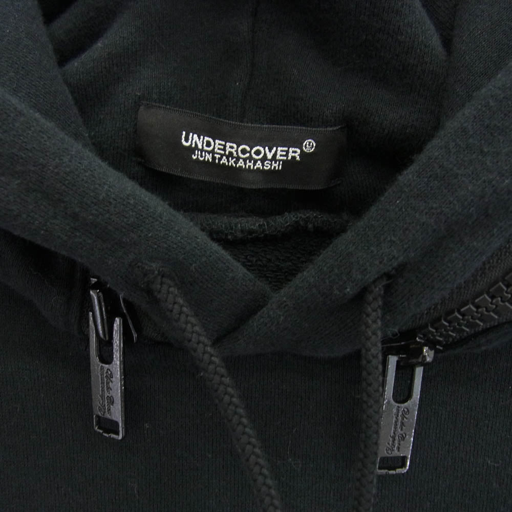 UNDERCOVER アンダーカバー UCU4812-1 TAKE A TRIP 半袖 プルオーバー フーディ ブラック系 3【中古】