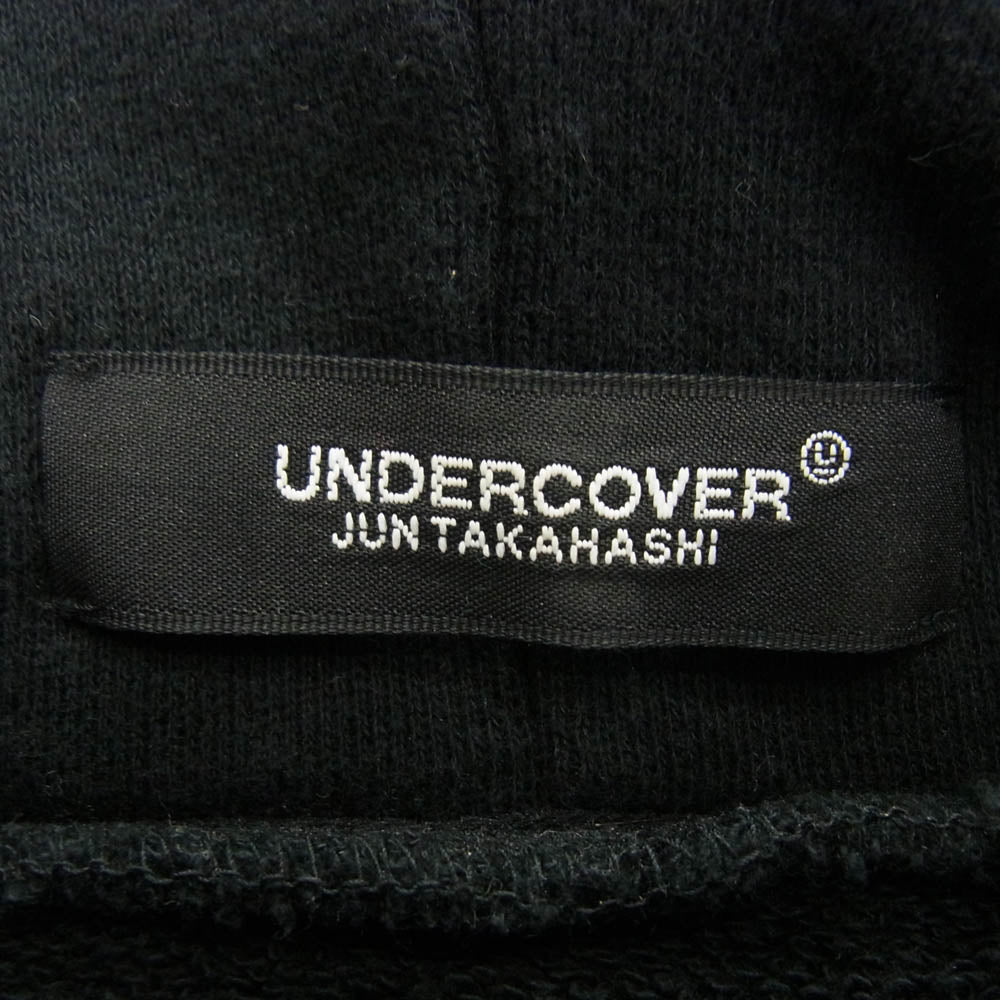 UNDERCOVER アンダーカバー UCU4812-1 TAKE A TRIP 半袖 プルオーバー フーディ ブラック系 3【中古】