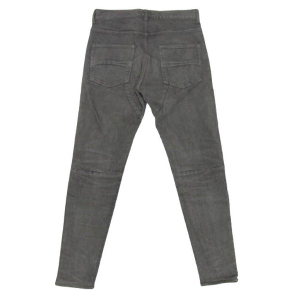 UNDERCOVER アンダーカバー 19AW JUX4504-2 JohnUNDERCOVER ヒップパッチ切替 ストレッチ カツラギ スリム パンツ グレー系【中古】