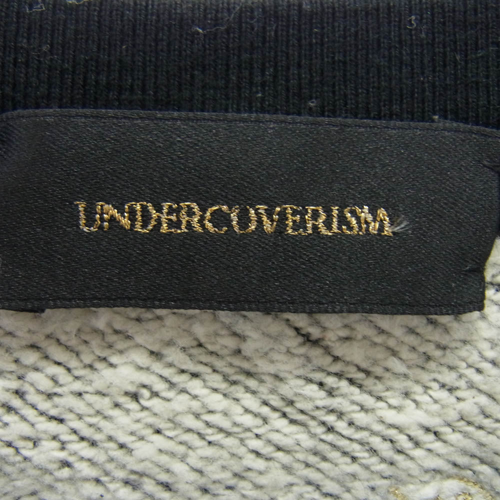 UNDERCOVER アンダーカバー 14AW N4801 ボーダー クルーネック スウェット ネイビー系 2【中古】