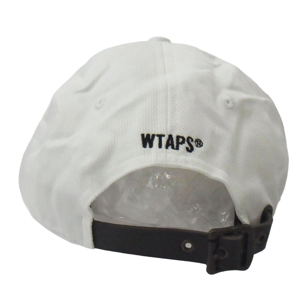 WTAPS ダブルタップス 21AW 212HCDT-HT07 EX.43 T-6H 03 / CAP / COTTON. TWILL CAP ロゴ刺繍 コットン ツイル キャップ ホワイト系 00【新古品】【未使用】【中古】