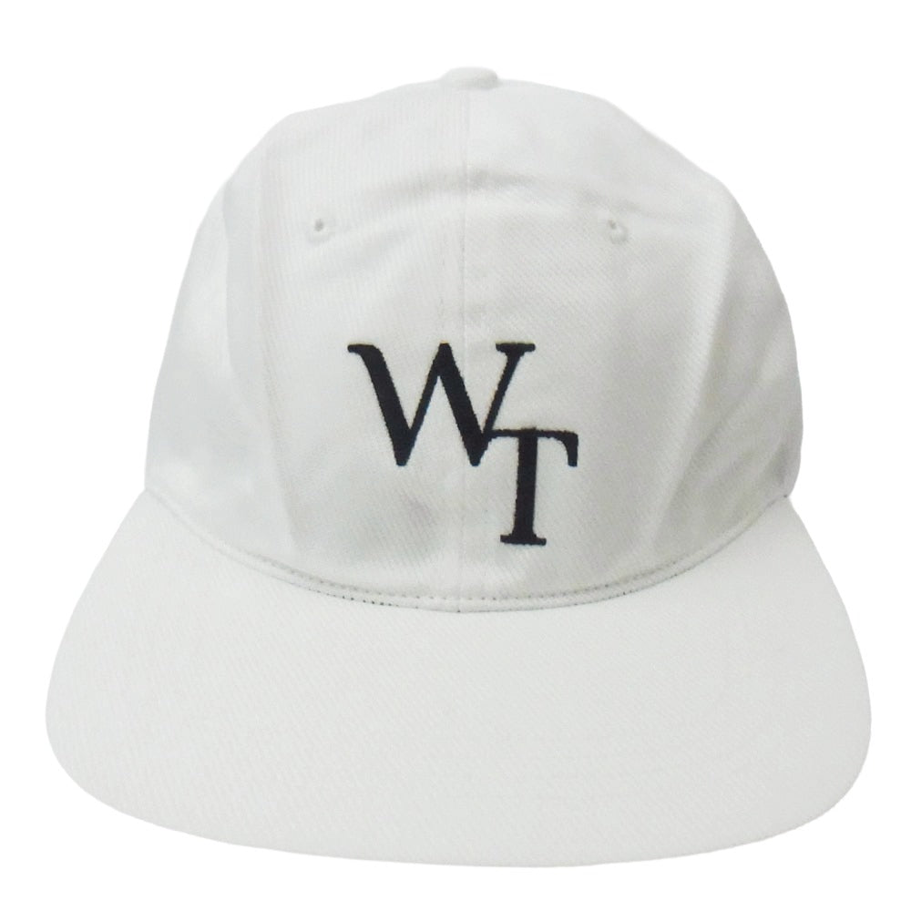 WTAPS ダブルタップス 21AW 212HCDT-HT07 EX.43 T-6H 03 / CAP / COTTON. TWILL CAP ロゴ刺繍 コットン ツイル キャップ ホワイト系 00【新古品】【未使用】【中古】