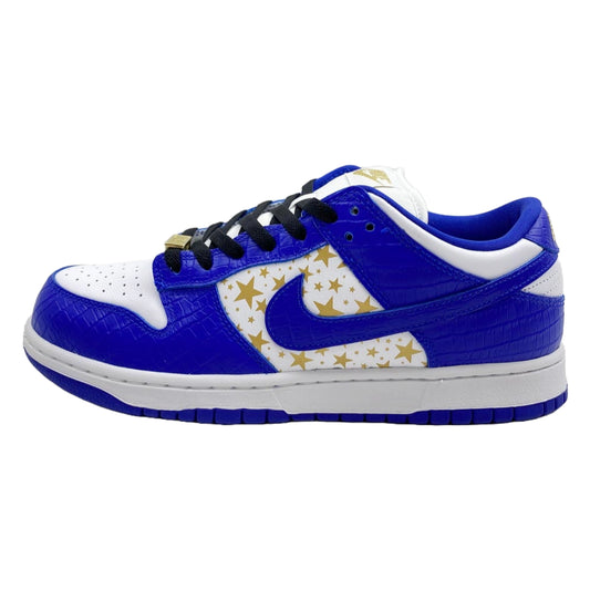 Supreme シュプリーム DH3228-100 × Nike SB ナイキSB Dunk Low OG QS Gold Stars White Hyper Blueダンク ロー ゴールドスターズ ホワイト ハイパー ブルー ローカットスニーカー ブルー系 27cm【新古品】【未使用】【中古】