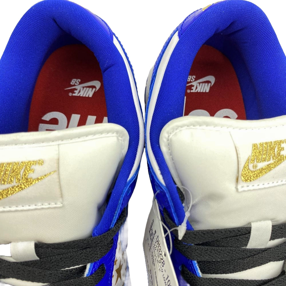 Supreme シュプリーム DH3228-100 × Nike SB ナイキSB Dunk Low OG QS Gold Stars White Hyper Blueダンク ロー ゴールドスターズ ホワイト ハイパー ブルー ローカットスニーカー ブルー系 27cm【新古品】【未使用】【中古】